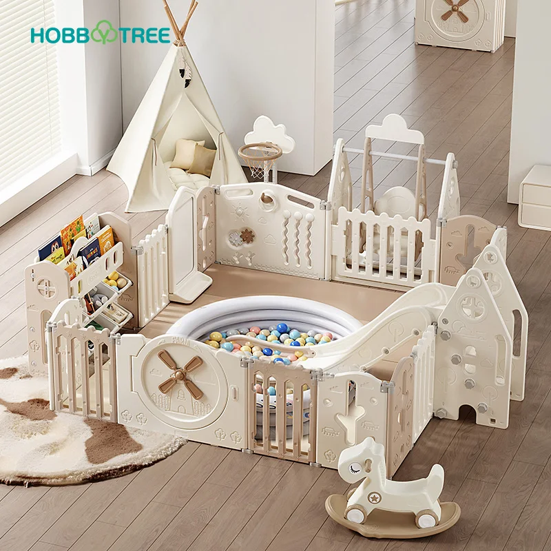 Updated Modern Plastic Aivictty Portable Play Yard Baby Playpen