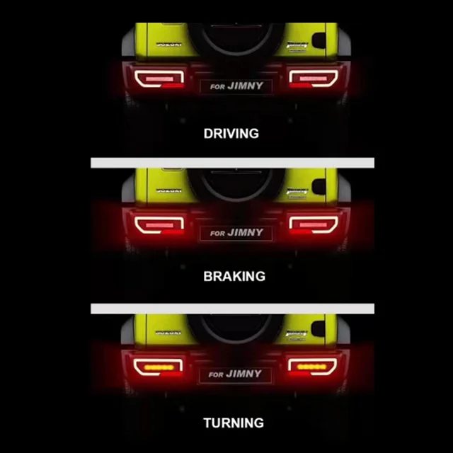 JIMNY accessories LED tail lamp rear light for suzuki jimny jb64 jb74 2018 2019 2020 2021 2022 2023 2024