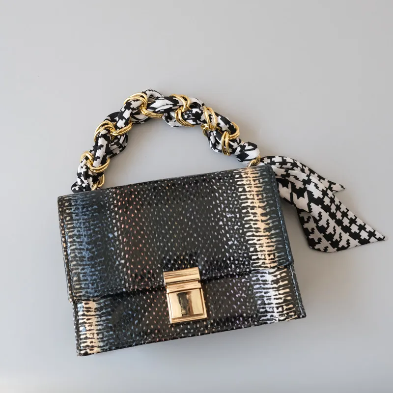 LOYALTY 2021 Soft Ribbon Silk Scarf Bag Strap For Women Handbags Bag Chain Accessories