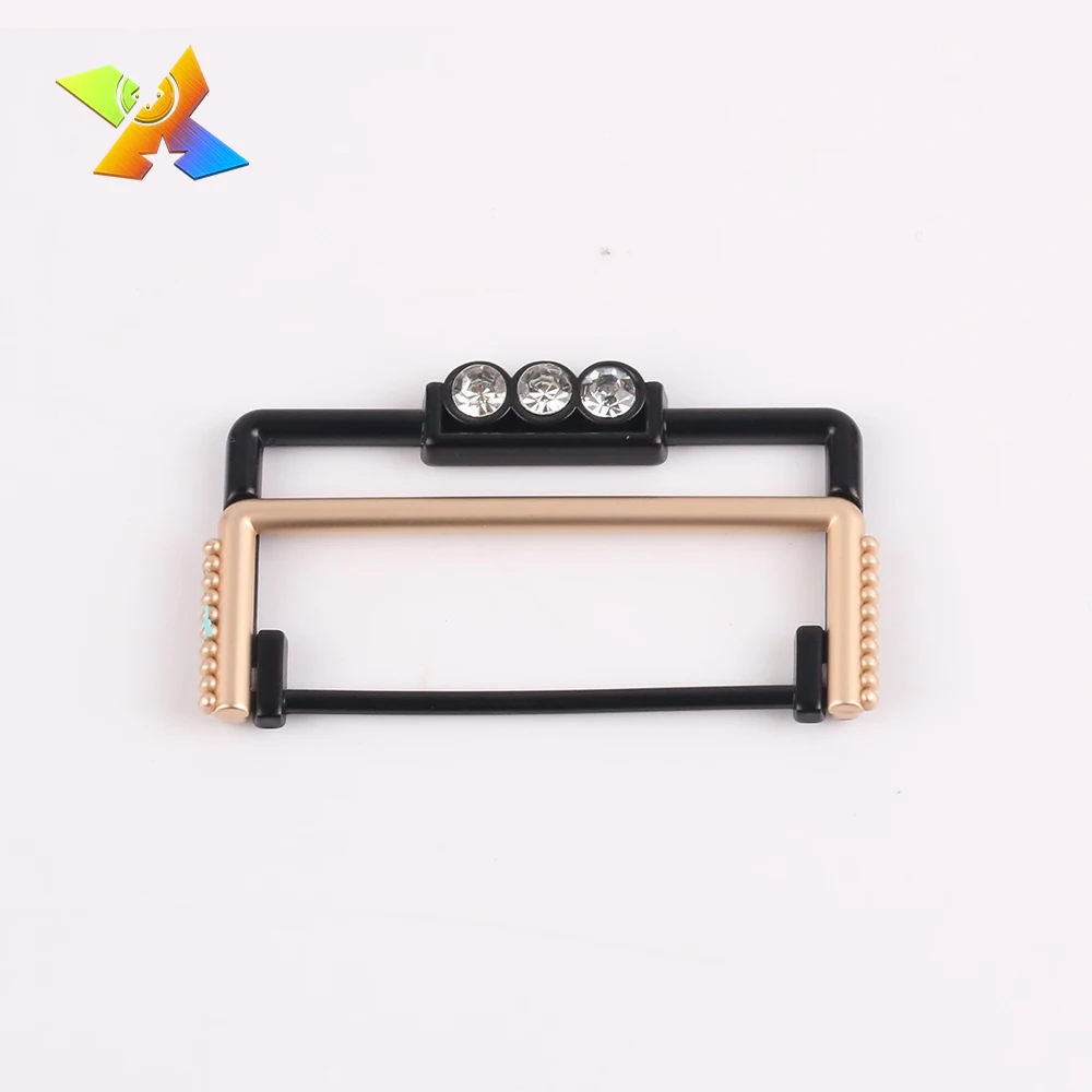 New Design metal d ring buckle Modern Style fancy buckle double d ring buckle for bag