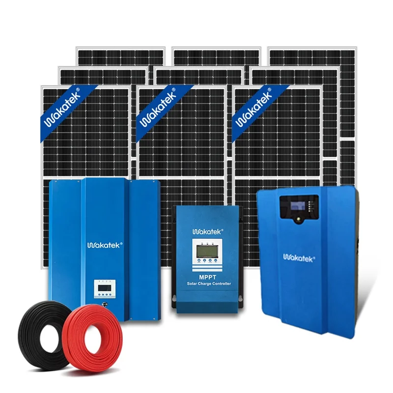 WAKATEK 10 кВтч 48 В литиевая батарея 420 Вт * 36 шт. солнечная панель система мощностью 40