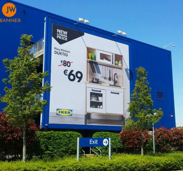 Fast Shipping Custom Printed Outdoor Advertising Vinyl Banner Large Size PVC Mesh Banner Custom Sports Event Vinyl Banner