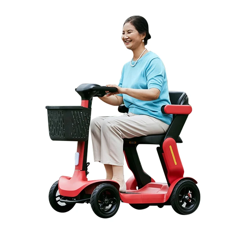 New Trending Foldable Smart Seat Sensor Elder Mobility Folding Intelligent Electrical Wheel Scooter