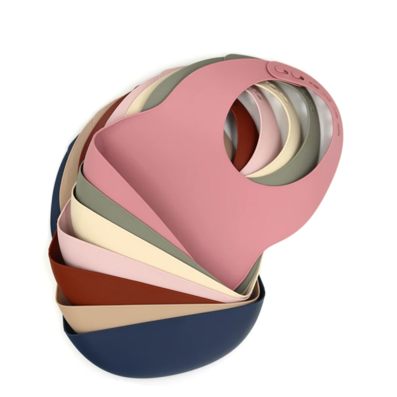 Wholesale High Quality Baby Bib Waterproof Silicone Organic Baby Bibs