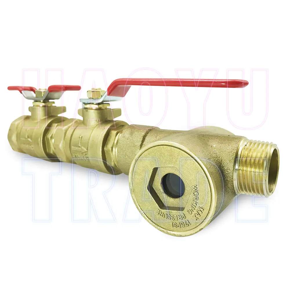 Испытательный и дренажный клапан с рабочим давлением системы разбрызгивания 175 фунтов на кв. дюйм