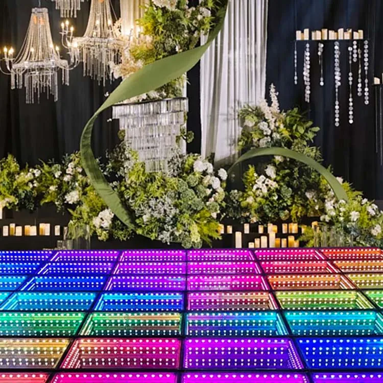 2024 The Latest Fashion Buy Disco Dance Floor With Led Fill Light Removable Floors For Dance