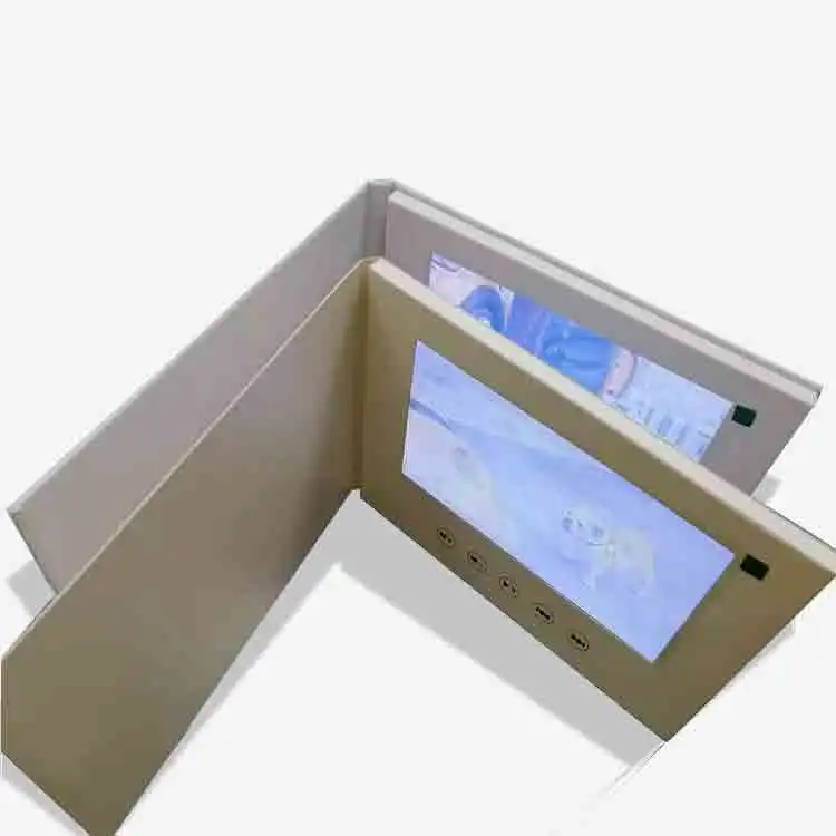 Promotional Products Blank Video Books Lcd Video Player Brochure For Advertising