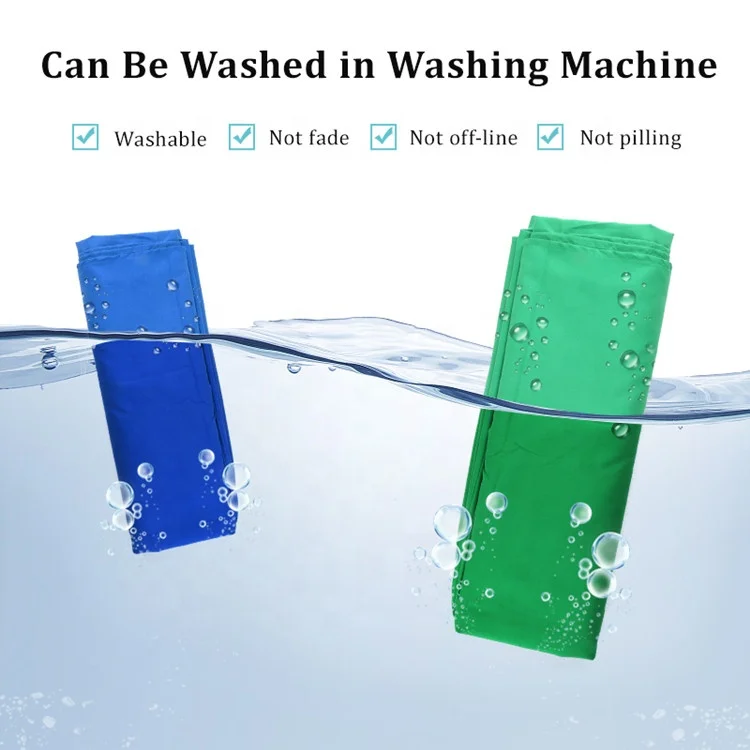 Studio 3*1M Green Screen Chromakey Backdrop Photo Video Studio Fabric Background for Movie, Photography Studio Streaming