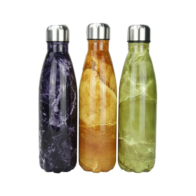  17oz Bpa бесплатная маленькая вакуумная фляга производитель изготовленным на заказ логосом спортзала бега Спортивная бутылка для воды из нержавеющей стали бутылки с
