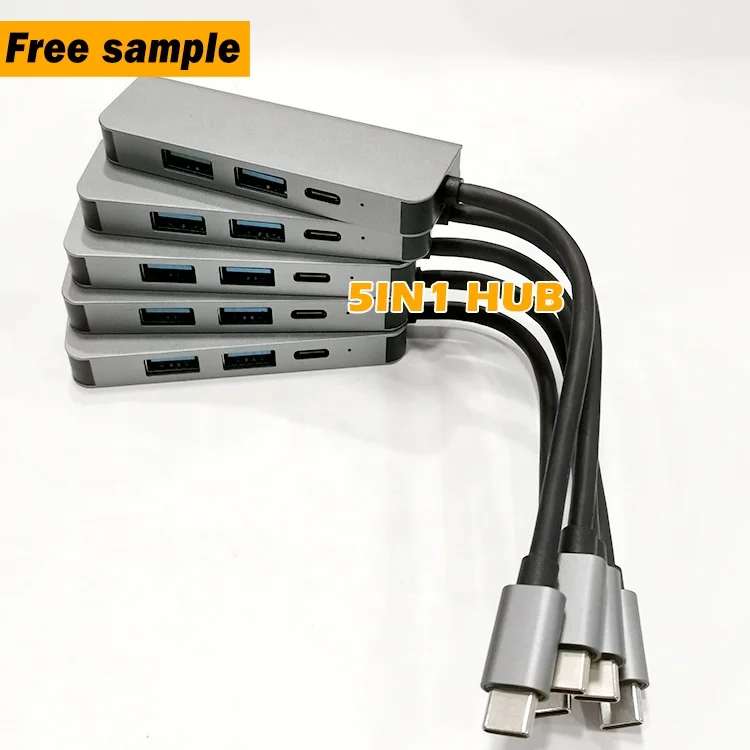 Несколько адаптеров док-станции Тип c 3 4 5 6 в 1 2 0 usb концентраторы 7 для macbook pro dell