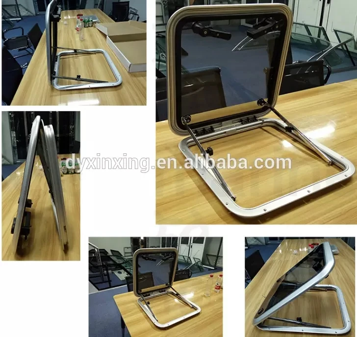 Marine Hardware Square Aluminium Boat Hatches Boat Accessories