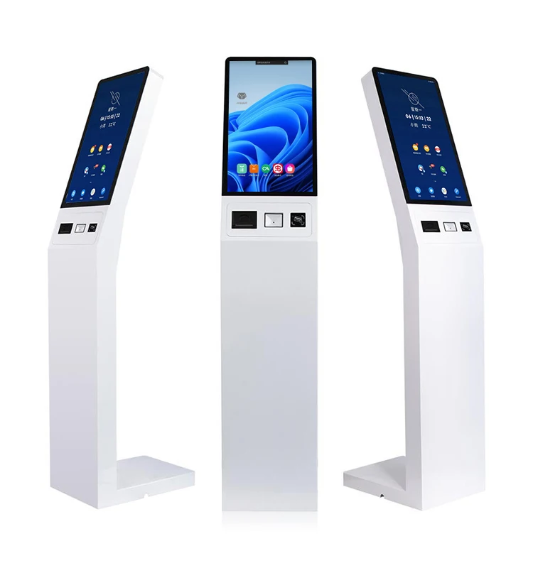 21 22 inch Floor Stand touch screen parking auto payment kiosk self service with NFC thermal printer