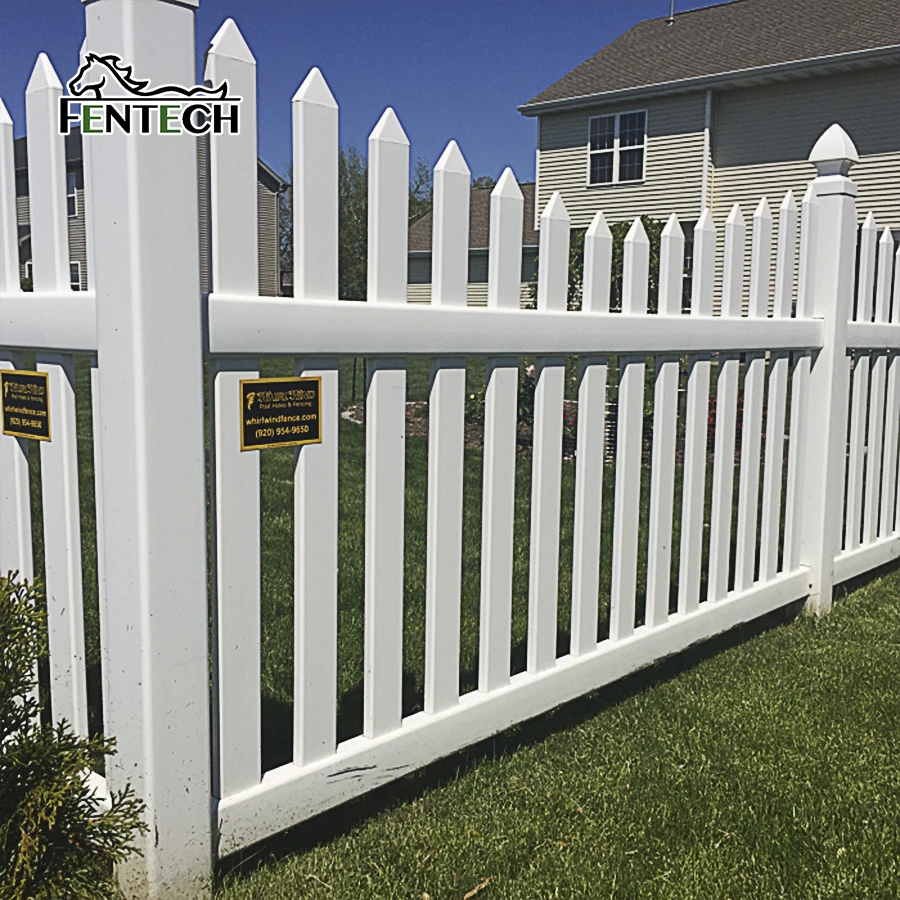 Durable High Quality Black/White Plastic/Vinyl/Pvc Small Fences for Gardens