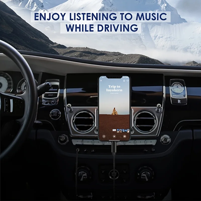 Premium FOR Light to Aux Cable for Phone 3.5 mm Headphone Home / Car Stereo Speaker and More 1M