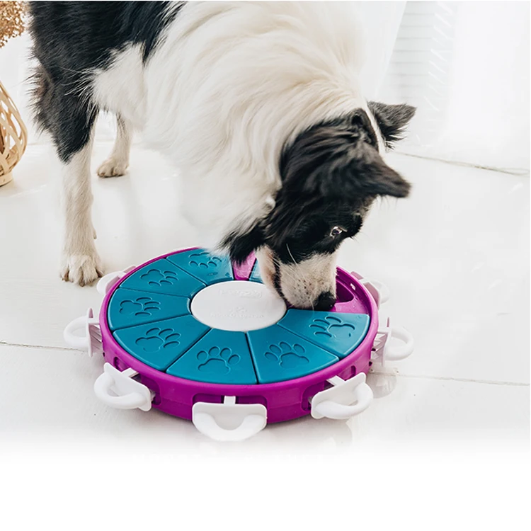 HENSIM hotselling high quality puzzle plastic dog cat slow feeding toy