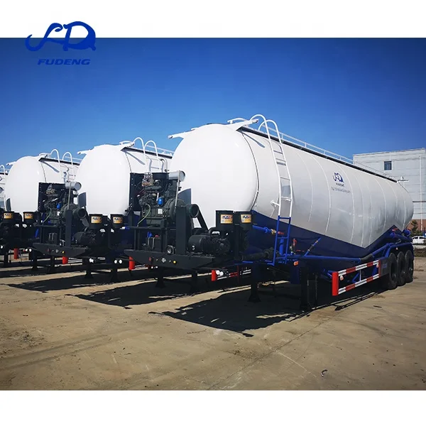 3 axles 40cbm cement bulker 60 ton v shape cement tanker bulk trailer for sale