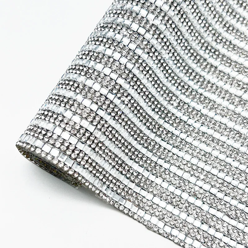 wholesale Rhinestone sheets Self-Adhesive Drill Strip Rhinestone Stickers Jewelry Car Glass Stickers Adhesive Drill