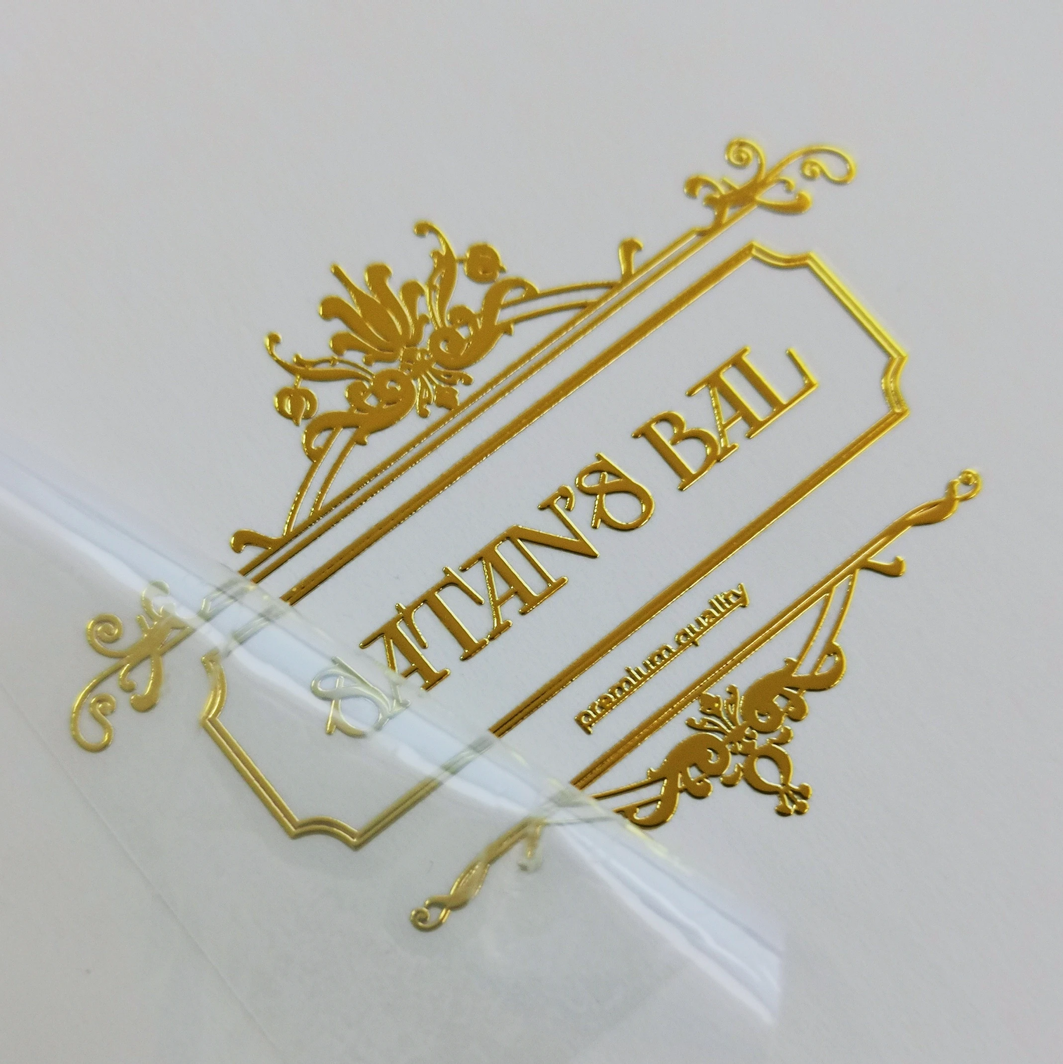 Customized Electroformed Label Thin Nickel Metal Sticker Logo