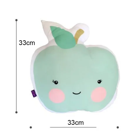 Симпатичная плюшевая подушка в виде яблока, лимона, украшение для детской комнаты, подушки для сна, подарок