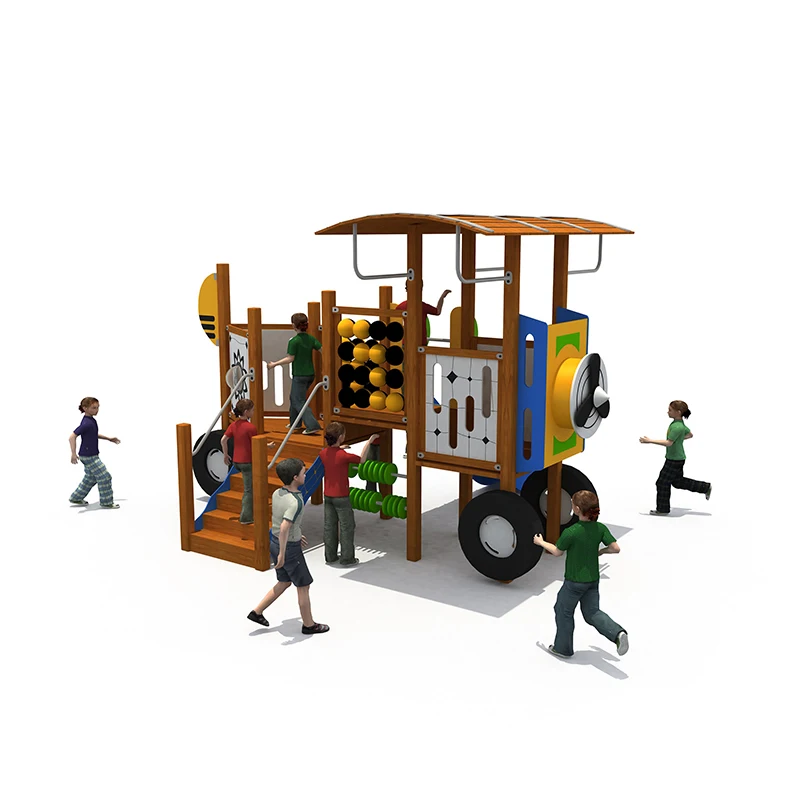 Kids Playground Wooden Playground Kids Playground Game Center Wooden Large Unique Design Outdoor