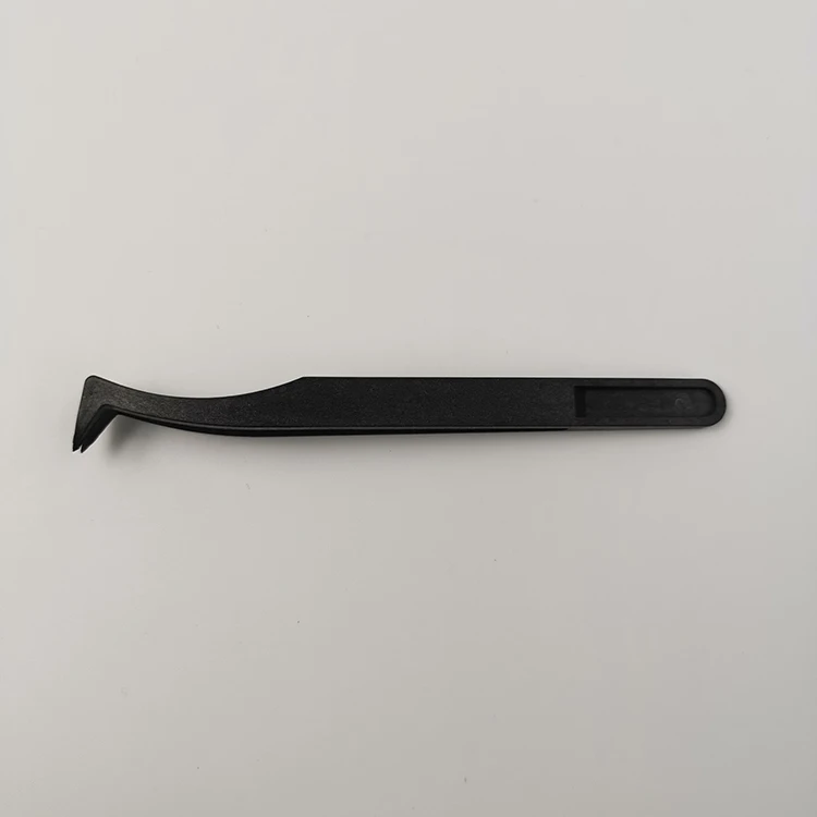 GI Repair Tools Electronic Picking-Up Straight Conductive 93306 Black Antistatic ESD Plastic Tweezer