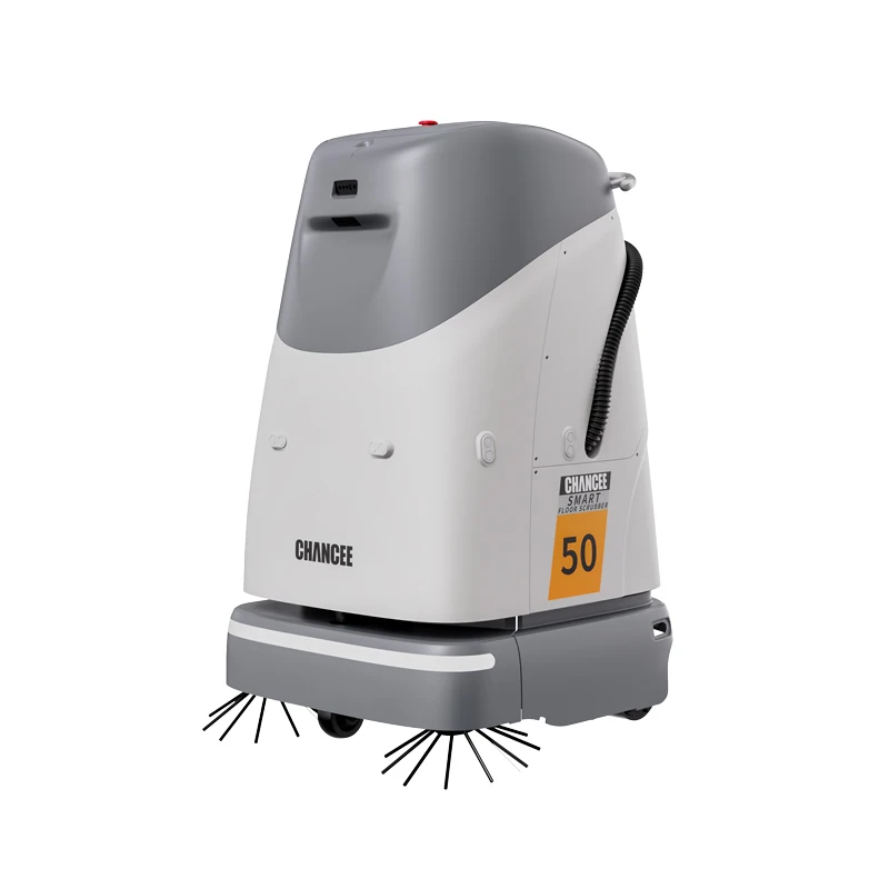 Intelligent Unmanned Automatic Robot Floor Scrubber Electric Commercial Vacuum Mopping Sweeping Cleaner