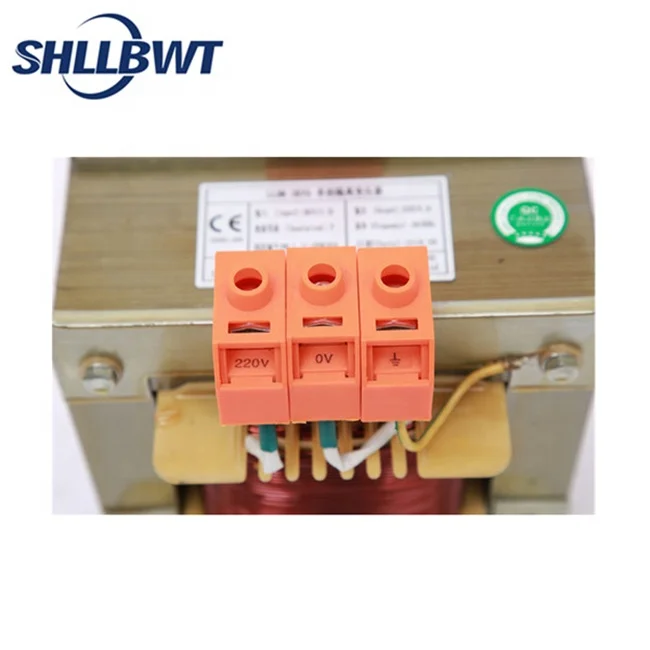 1000VA 380V to 220V step down single phase control transformer for