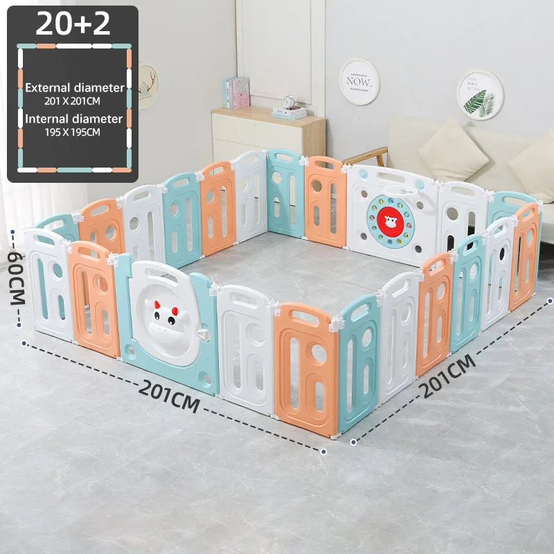 Plastic Baby Fence Folding Playpen for Baby Fence