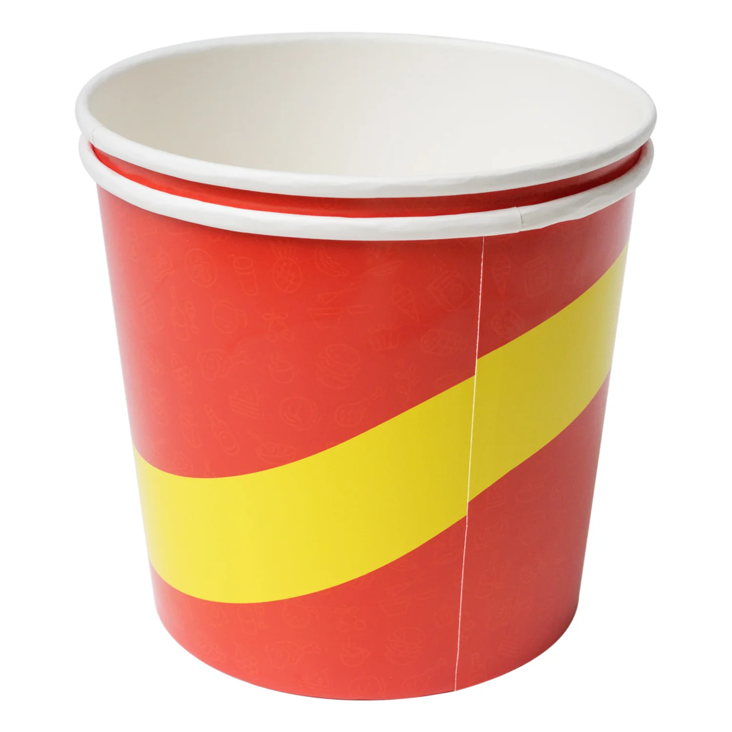 Wholesale Family-Size Single Wall Paper Cups Great Value Price for Big Capacity Bucket and Bowl for Restaurant Snacks