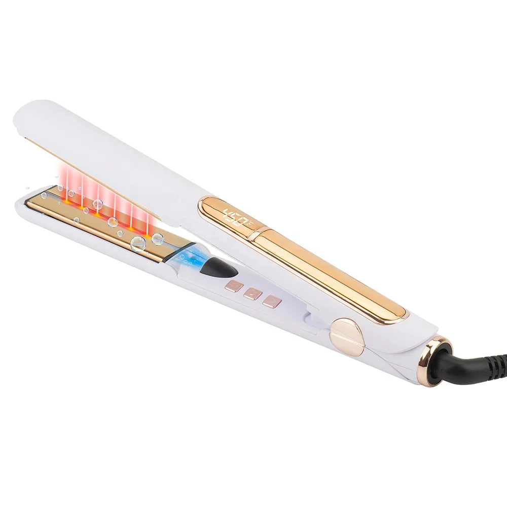 Professional Infrared Hair Straightener LCD Display Ionic Heating FlatIrons Tourmaline Ceramic Flat Irons Hair Straightener