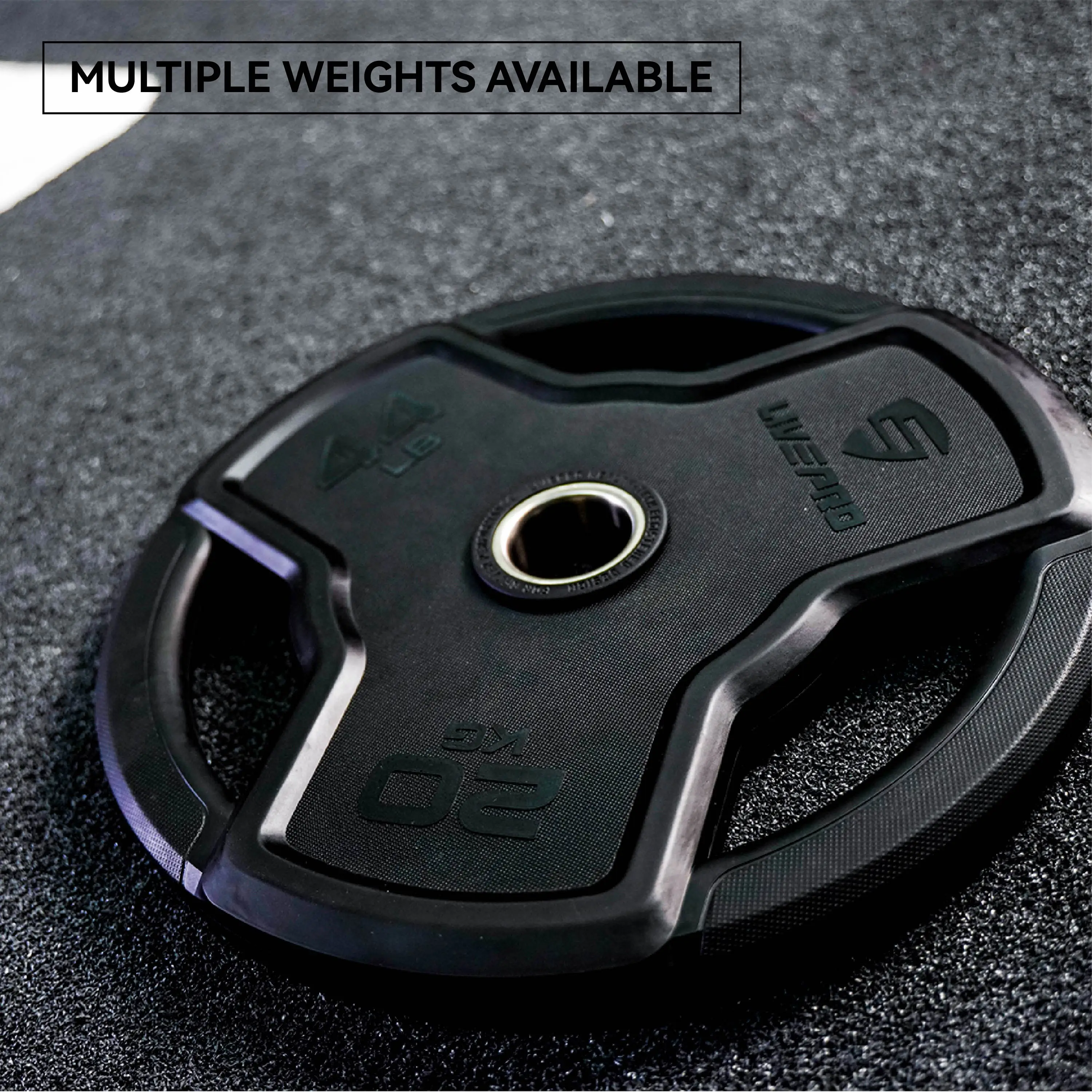 LIVERPRO KG Mark Professional Wholesale Custom Logo Free Weight Colored Rubber Bumper Weight Barbell Plate