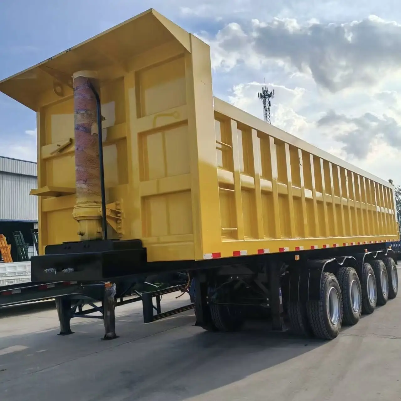 Chengda 100 Ton 44 Cubic Meters Dumper Tipper Semi Trailer 4 5 6 Axles Dump Semi Trailer