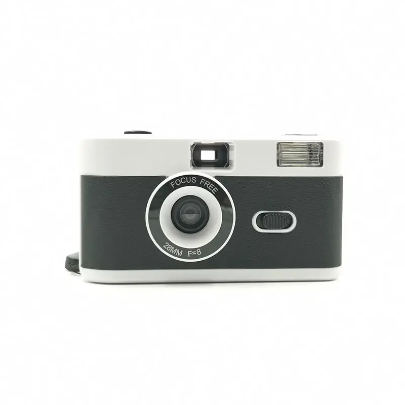 2021 non-disposable 35MM brand new fool with flashing light multiple use retro custom film camera