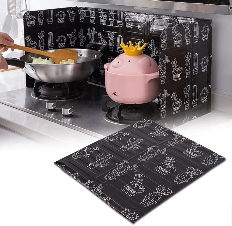 Kitchen Gadgets Oil Splatter Screens Gas Stove Splash Proof Baffle Home Kitchen Cooking Tools