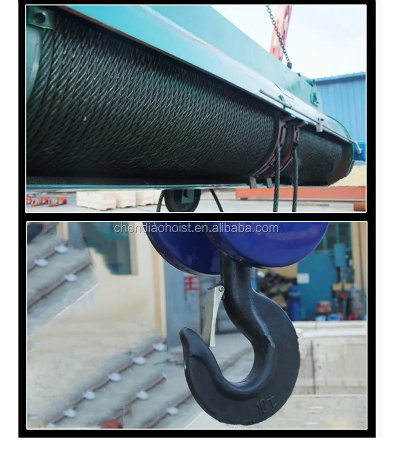 hhbb electric hoist portable mini motor wire rope electric hoist 