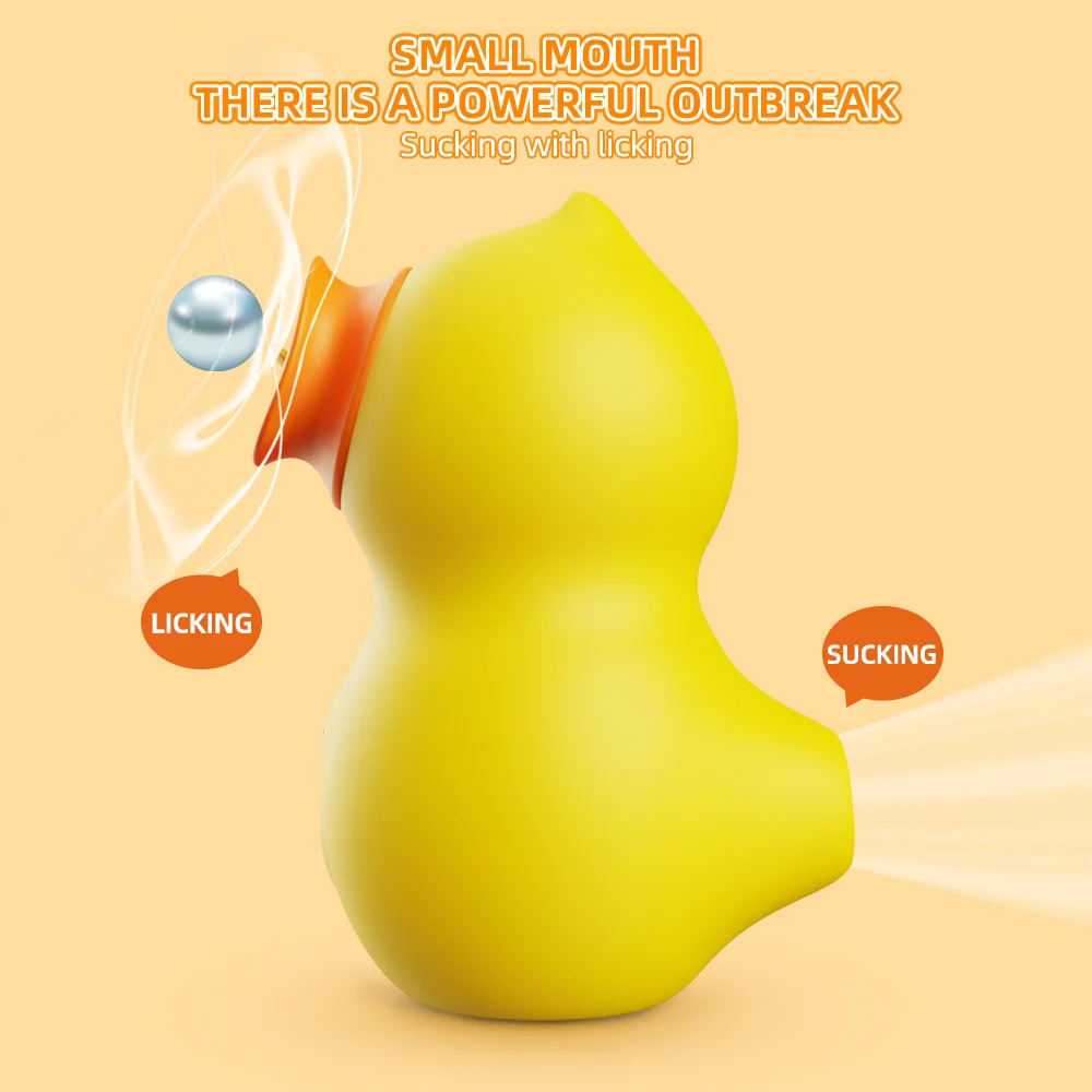 Duck Shape Tongue Licking Vibration Massager Clitoris Stimulation G Spot Breast Vaginal Pussy Sex Toys Vibrator For Women