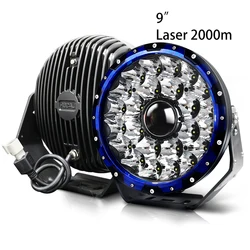 1Lux@2000m High power Spot 9inch Laser Off road led driving light