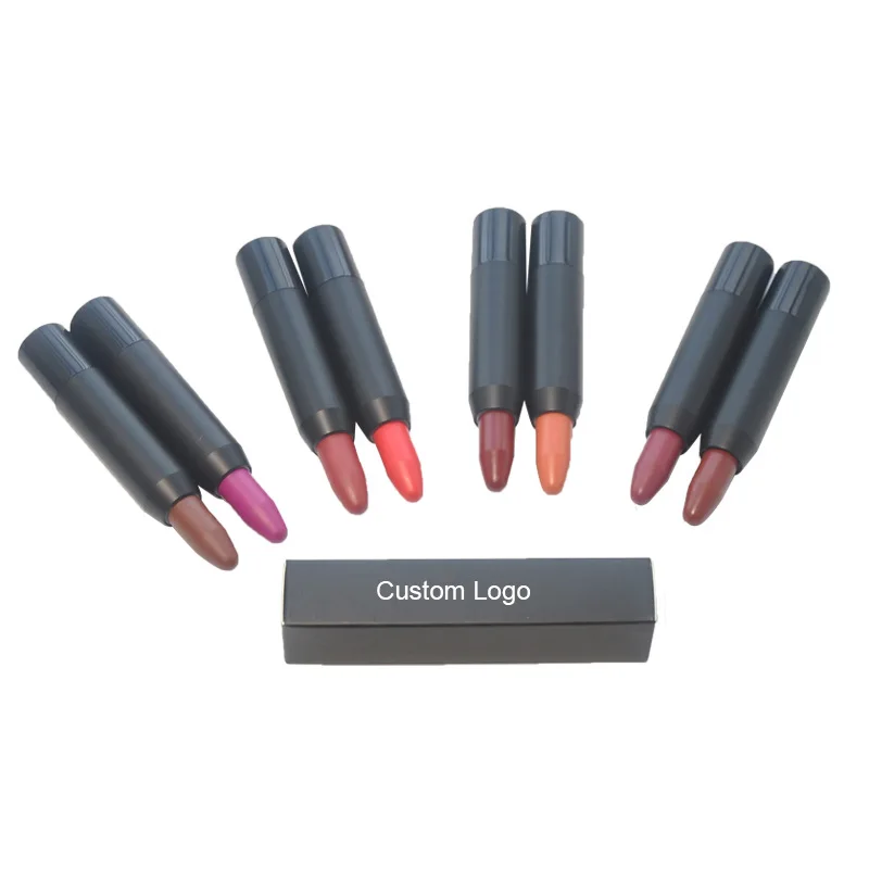 Cross-border makeup, spot no LOGO10 color crayon lipstick easy to color lipstick pen No LOGO