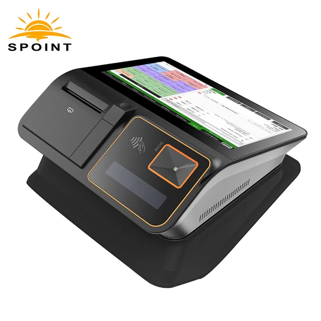 MHT-D1 pos system all in one Android Or Windows pos tablet terminal for Supermarket Restaurant