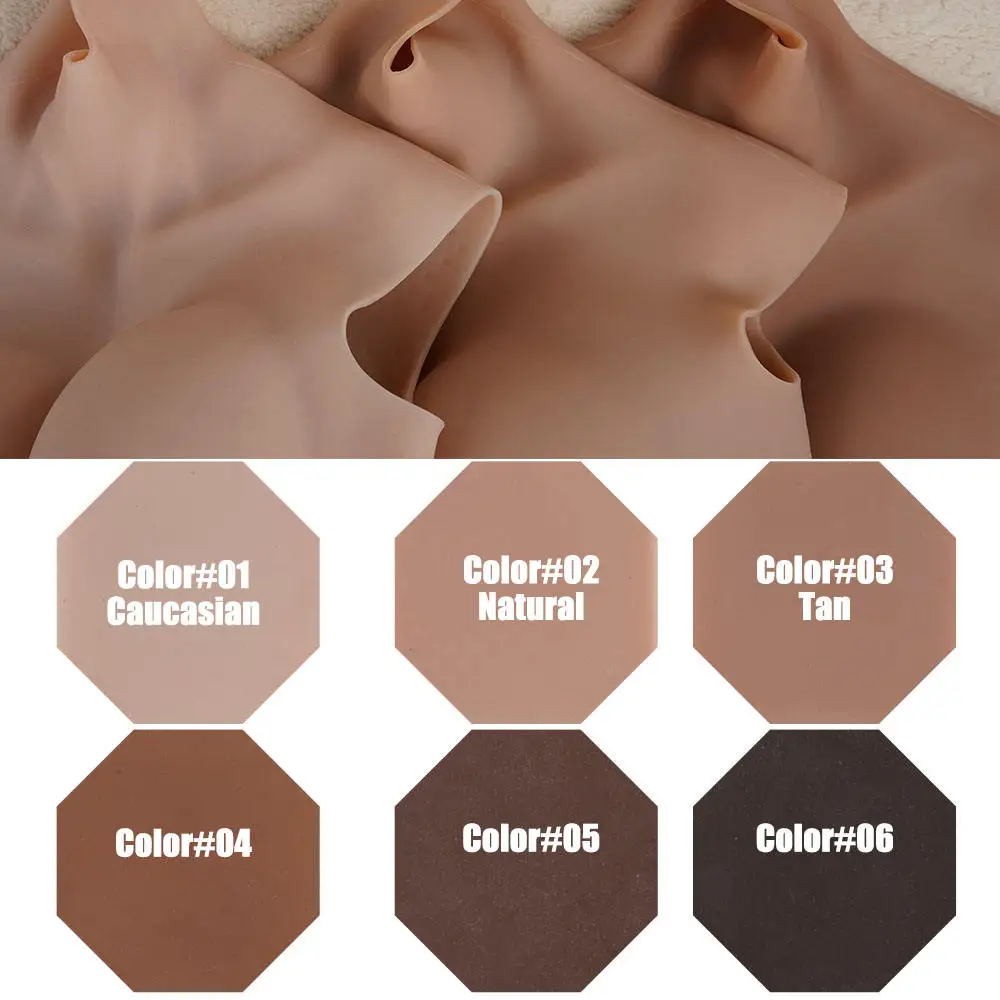 Silicone Artificial Realistic Body Suit Set With Pectoralis and Giant Boobs Muscle Suit for Cosplayer Actor Anime Cosplay