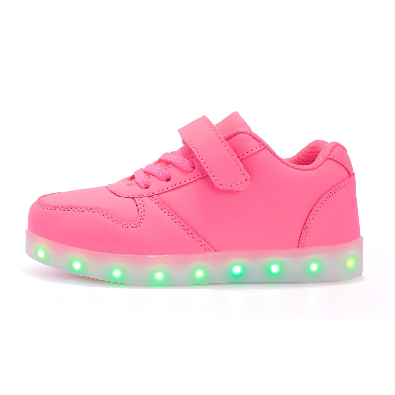
Size 26-38 Children Glowing Sneakers with Light Shoes Luminous Sneakers for Boys Girls Krasovki with Backlight Kid Luminous sole 