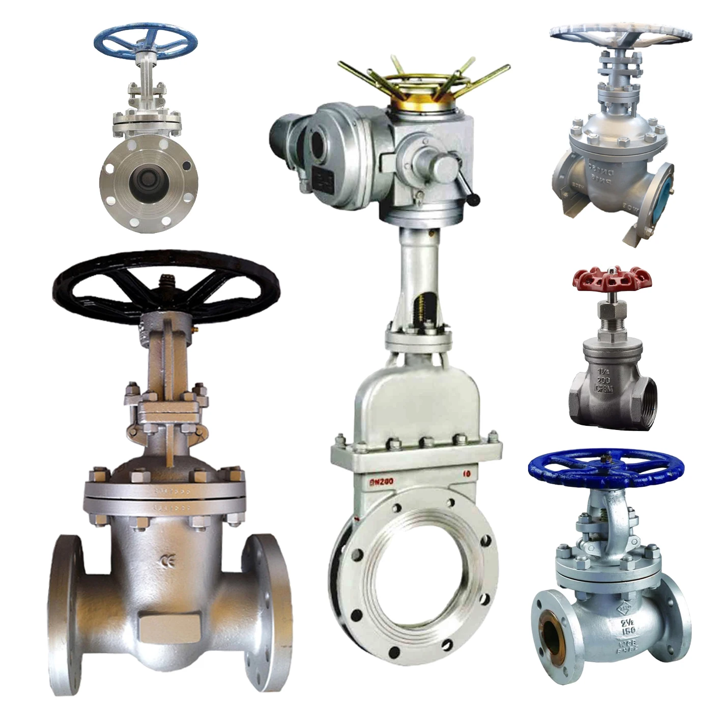 PN10 PN16 Flange Type Non rising Gate Valve Soft Sealing Ductile Cast Iron Sluice Gate Valve