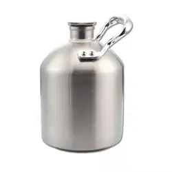 factory price brand new stainless steel AISI304 draft beer mini keg 2L/3.6L/5L/8L whiskey soda wine home bar growler