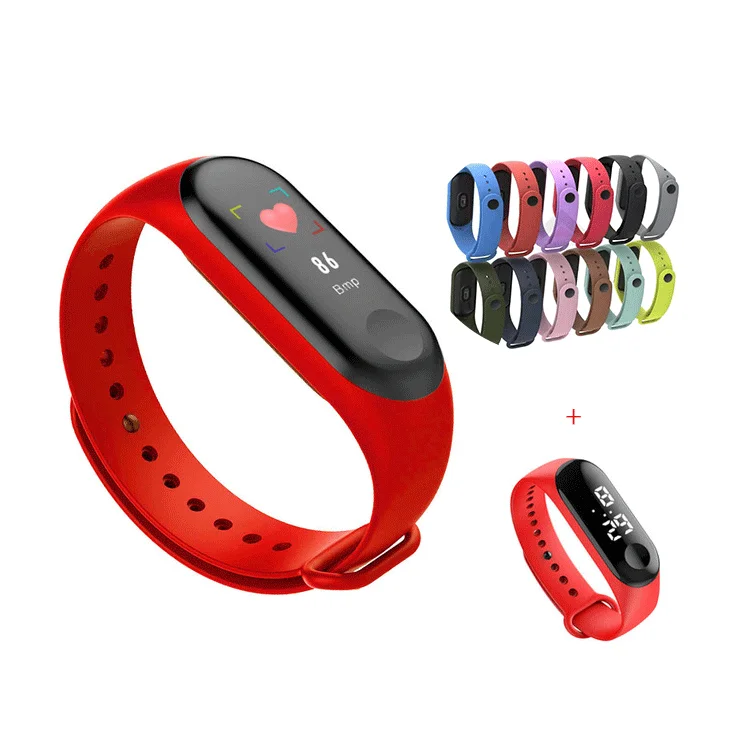 
2020 m4 Sports Smart band 4 smart watch heart rate monitor bracelet fitness tracker smart watch M4 smartwatch 