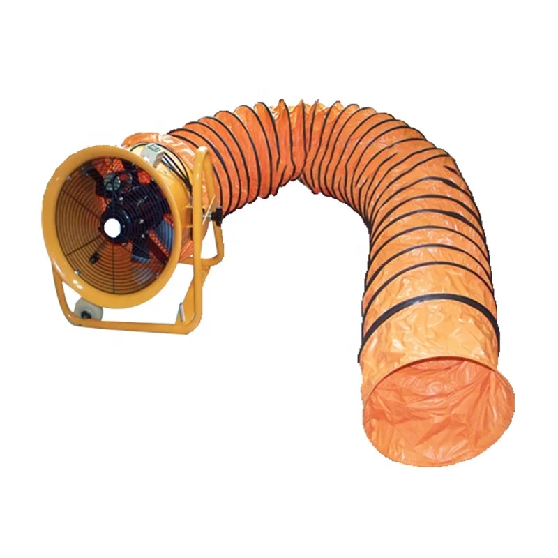 good quality heating and cooling ventilation lay flat ducting for indoor using