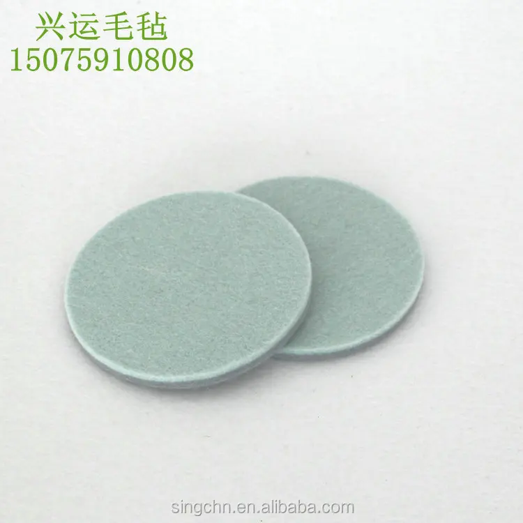 
factory customized industry use absorb oil Shock absorber mixed wool and polyester felt circle gasket 