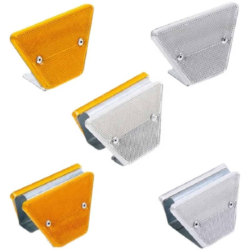 Traffic Safety Highway Driveway Guardrail Reflective Warning Trapezoid Road Guide Sign Delineators Guardrail Marker Reflectors P