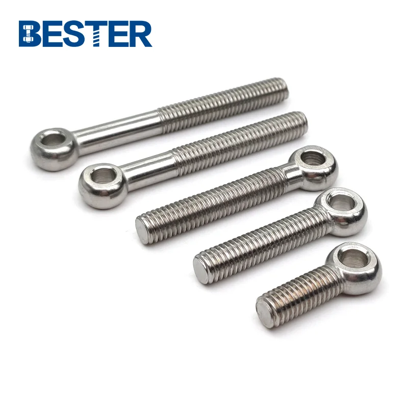 DIN444 high quality fish eye connection bolt 304 316 stainless steel eyelet bolt fisheye bolt with hole