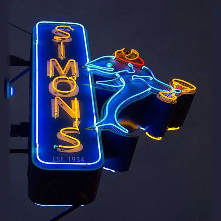 Drop Shipping Hand Make Neon Sign With Custom Custom Indoor LED Neon Sign Bar LED Neon Sign for Massage