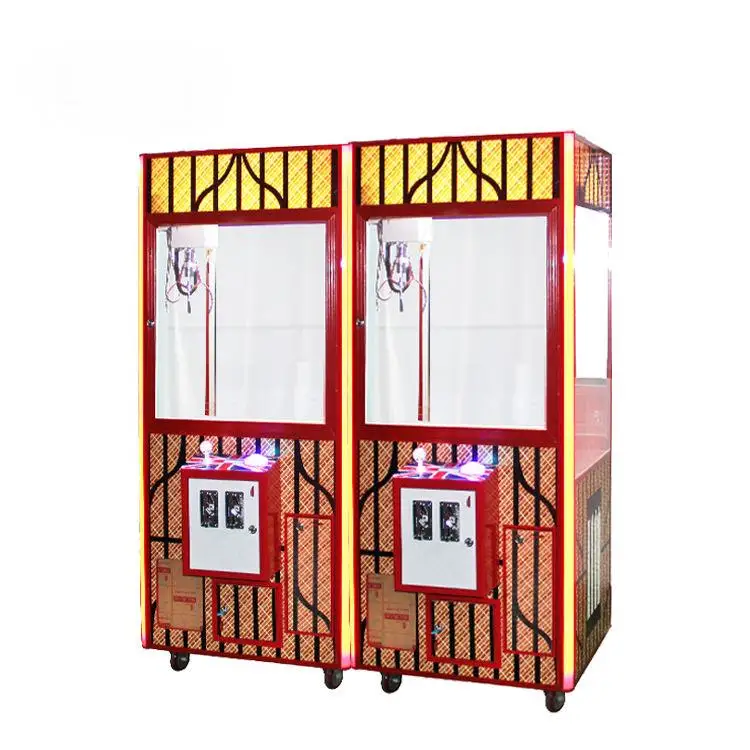 Factory sale coin operated toy telephone booth crane vending machine claw machine crane arcade machine